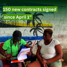 New client signing onto the EkoLakay service