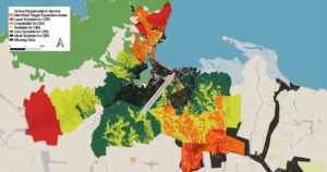 SOIL's Container Based Sanitation Suitability Map
