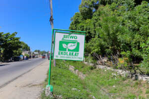 SOIL's office sign outside of our Ti Lary office