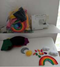 Material para taller de manualidades