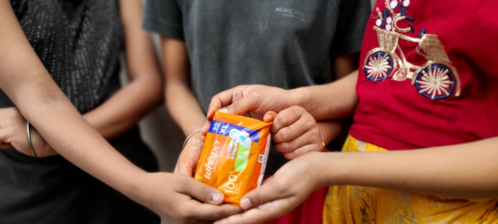 Gift a Pack of Sanitary Napkin to Poor Girls India