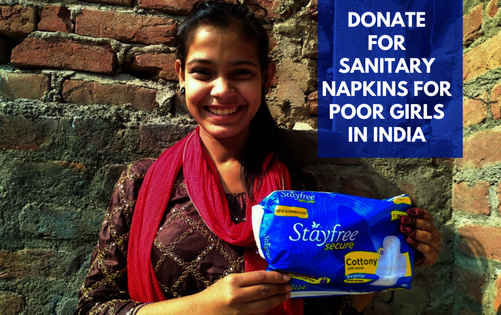 Gift a Pack of Sanitary Napkin to Poor Girls India