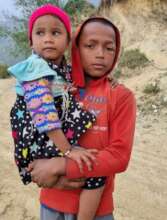 Brother and sister at Arhaus Children's home