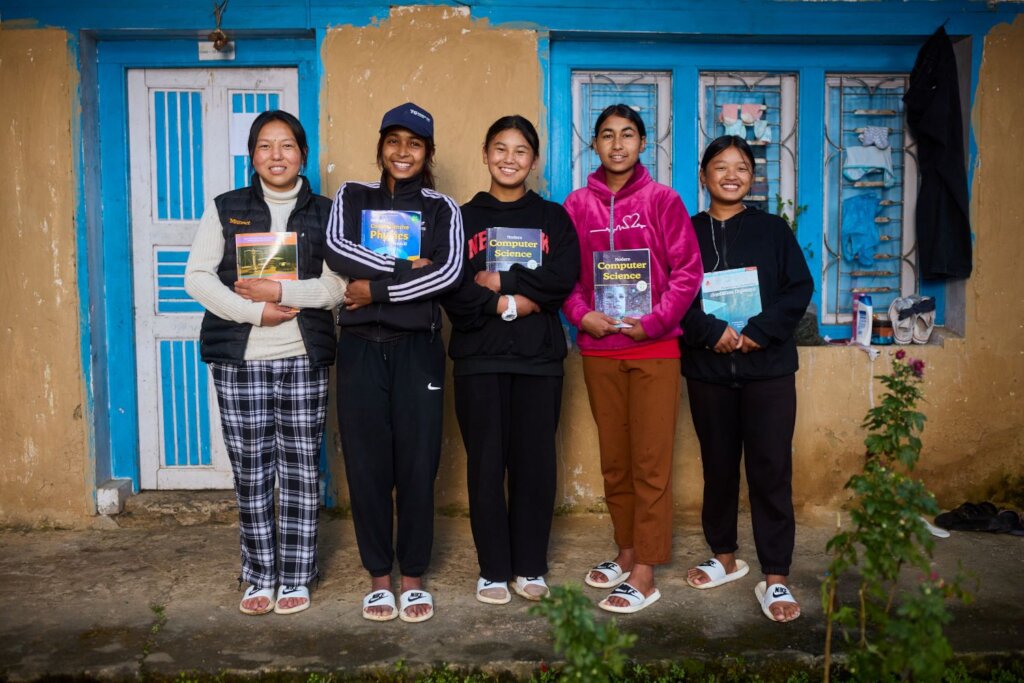 send 100 girls to collage in Nepal in 2024