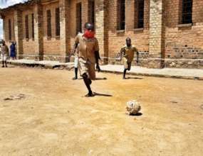 The only available ball in school