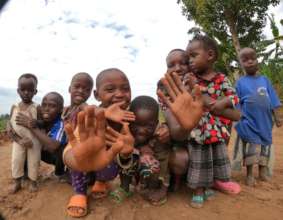 Playground for 842 students in Rwanda