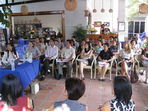 Some of the 65 participants