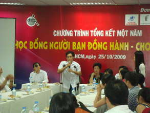 LIN sponsors 2 university students w/disability