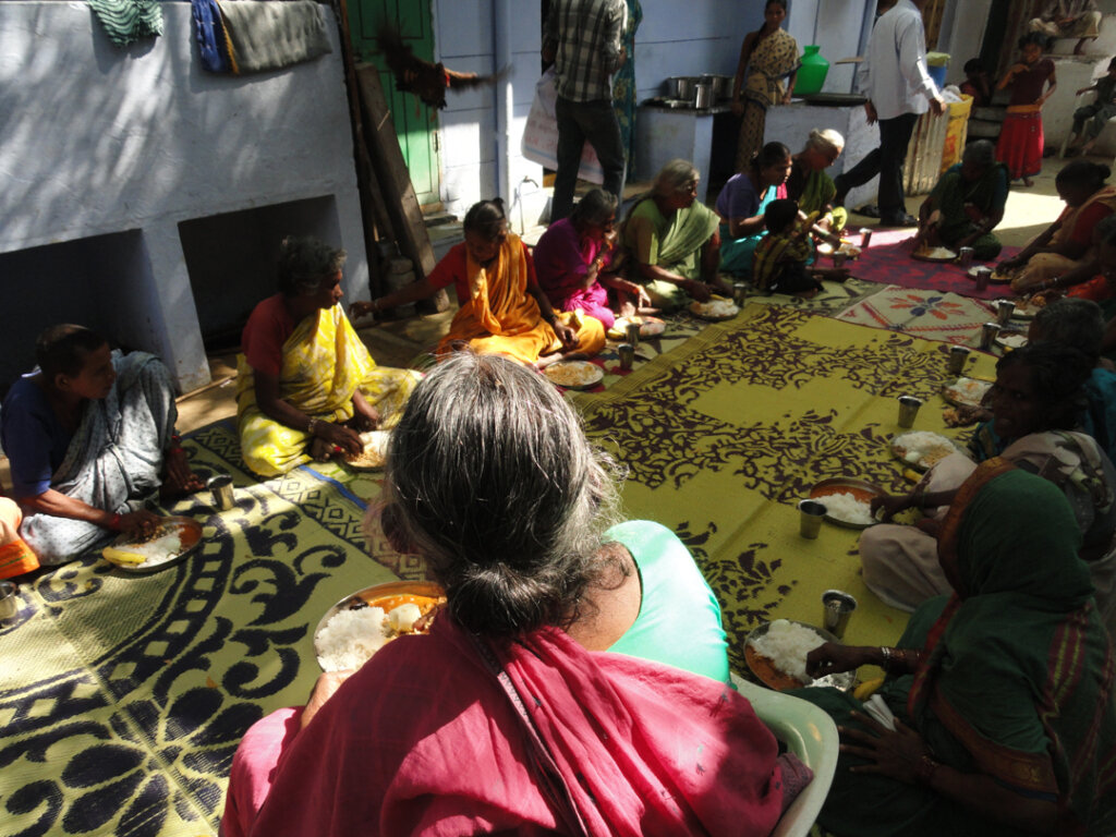 Food sponsorship for elderly people in India