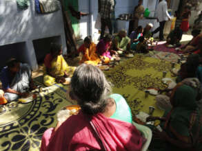 Food sponsorship for elderly people in India