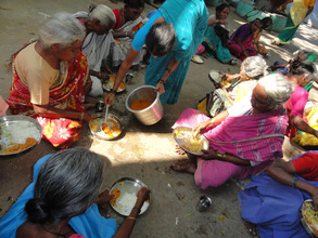 food support to elderly women