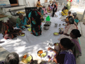 Meal sponsorship to poor elderly persons in India
