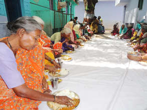 Nutritious meals to the old age people in India