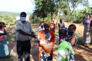 Gentille and her mom receiving additional tools