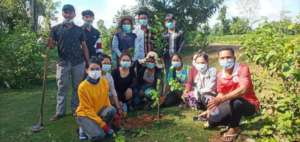 Local volunteers will watch over these seedlings.