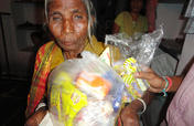 Donate Groceries for Neglected Poor Elderly People