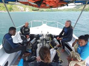 Briefing a ranger survey team