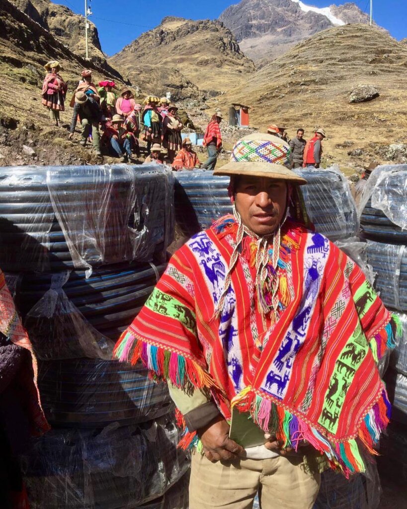 Help llama farmers access water to improve pasture
