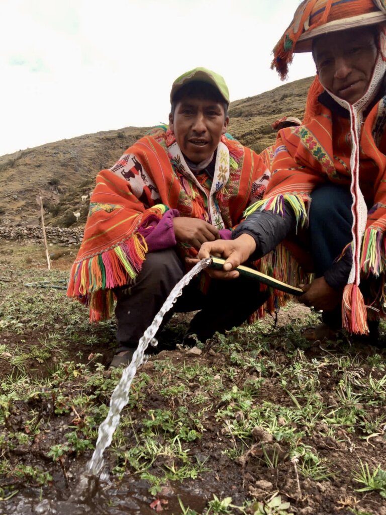 Help llama farmers access water to improve pasture