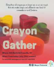 Giving crayons new life to support Mayor Potencial