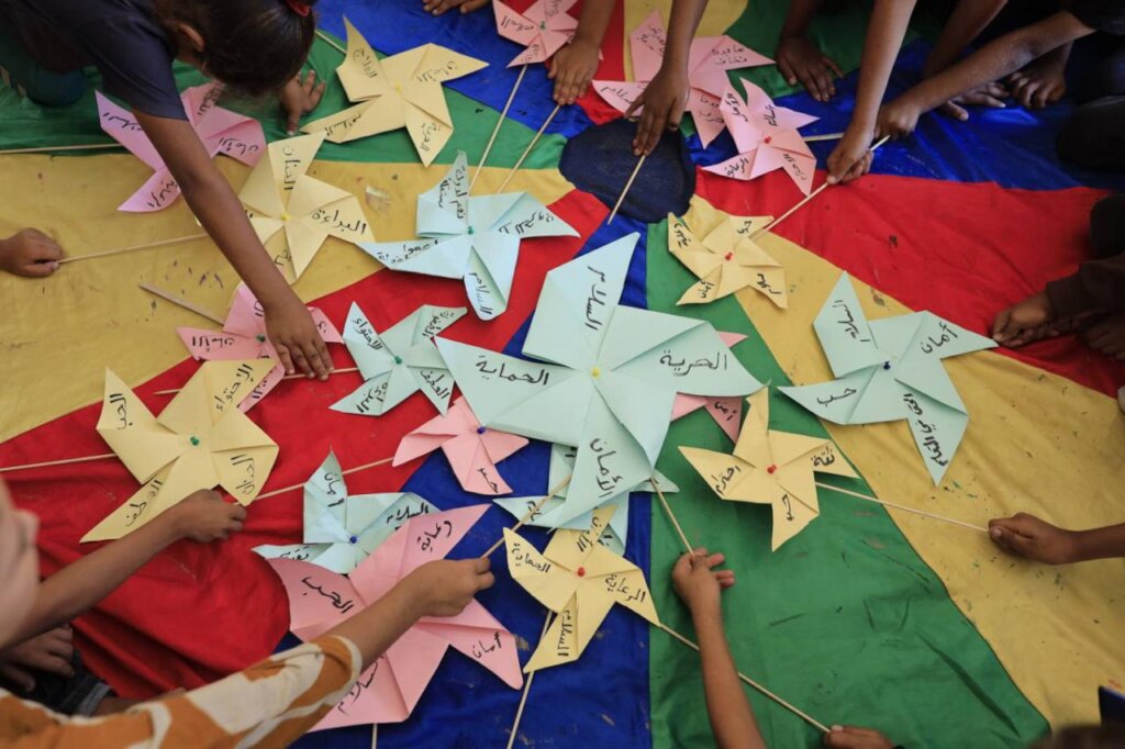 "Peace means going to school"