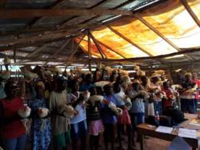 Last Distribution of Chicken for Leve Kanpe