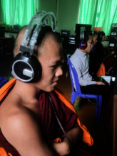 A participant from Myanmar monastery.
