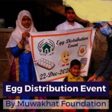 EGG DISTRIBUTED TO HOMELESS CHILDREN