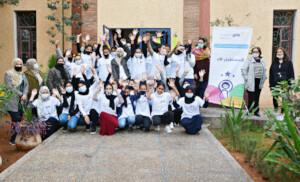 A Inspiring Girls workshop at a school in Morocco