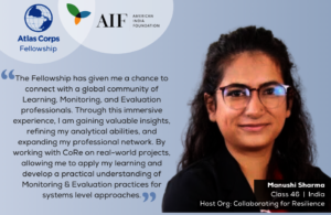 Meet Class 46 Fellow, Manushi, from India!