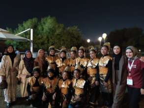 Performing Traditional Dance on Cultural Night