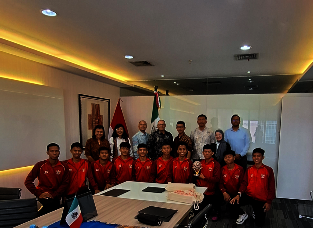 With Ambassador of Mexico for Indonesia