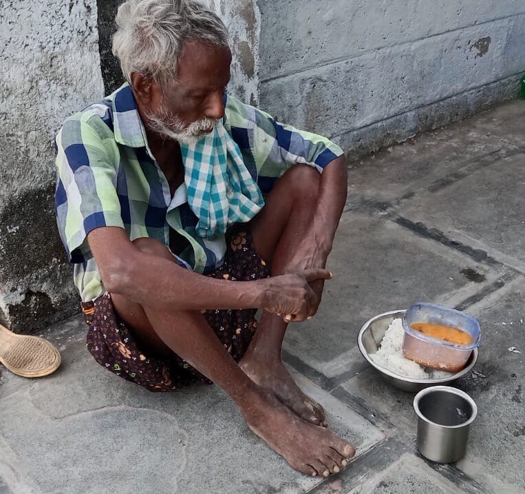 neglected elderly one of the project beneficiary