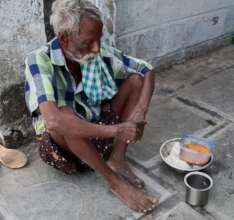neglected elderly  one of the project beneficiary