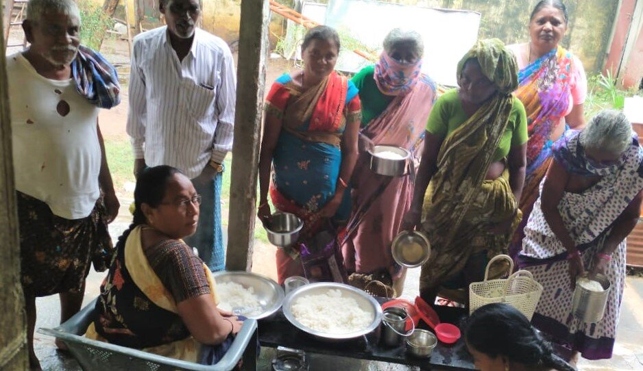 Daily meal at Vaddeswaram village