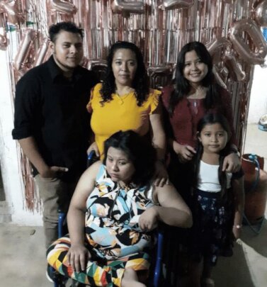 Robert, Yeimy and their family