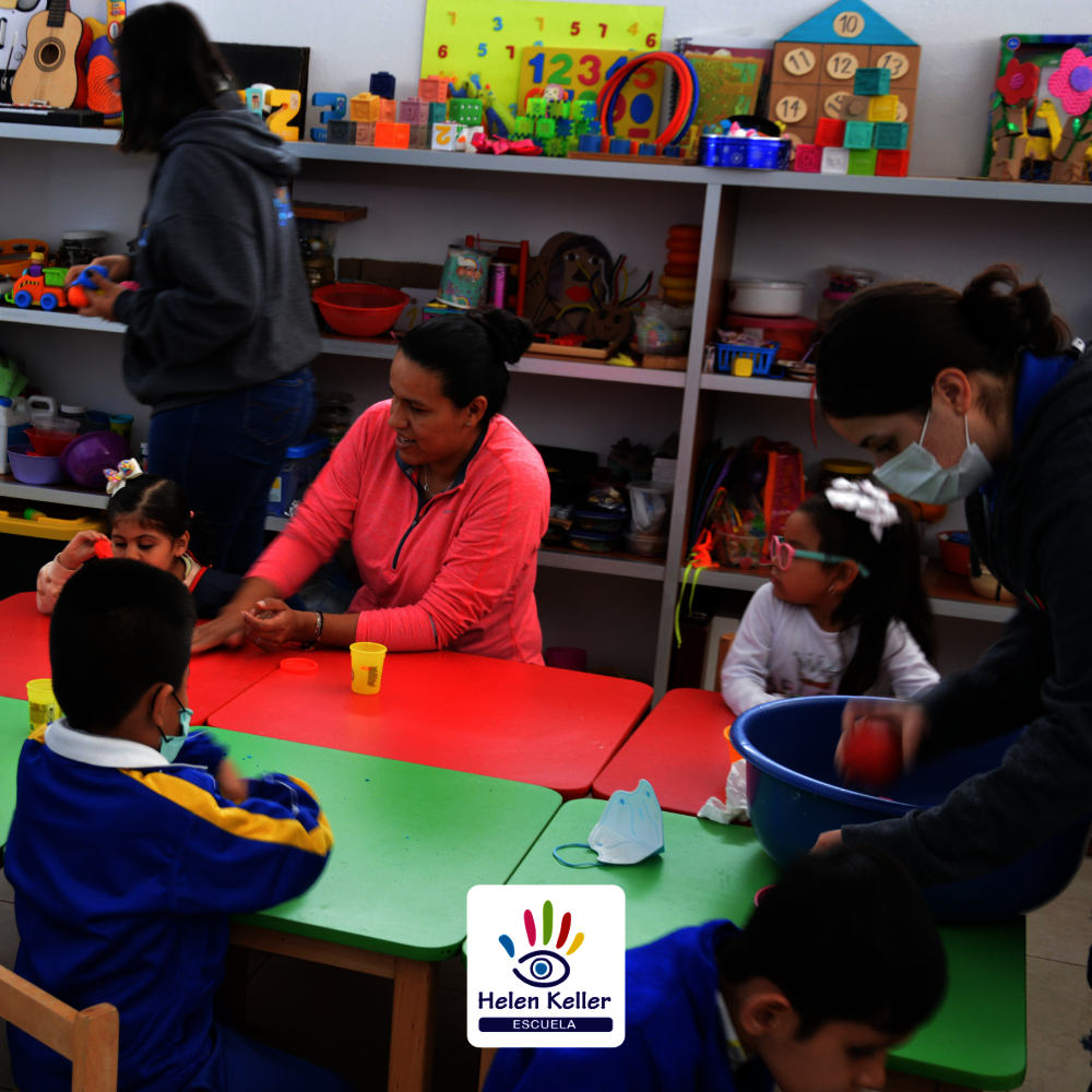 Open door school for blind children in Guadalajara