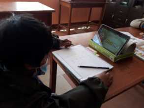Using tablets at the centre
