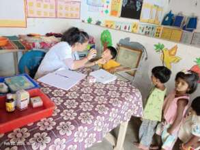 Regular health camps are conducted at our centres
