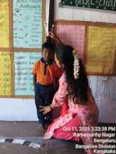 Monitoring height to check for malnutrition