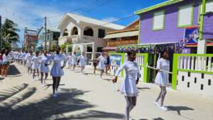 Majorettes in the Independence Day Parade