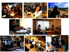 Polaris fellows working in various workplaces