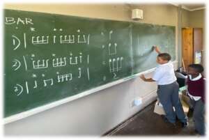 Testing music theory through games in the class