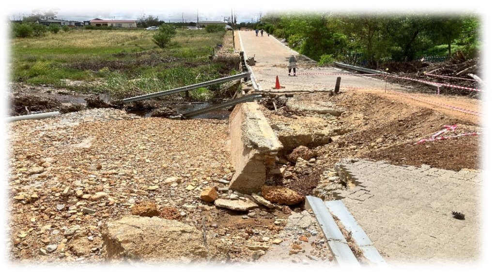 Flood damage during the end of September