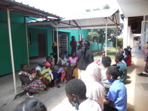Parents being talked to on gender equity