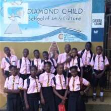 Some of the kids at Diamond School