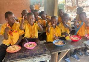 Kids enjoying a meal