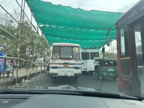 Sunshades to protect drivers from intense heat!