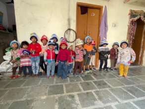 Harsha celebration with 'the littles'
