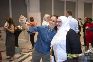 One of our LFP graduates with her beloved mentor